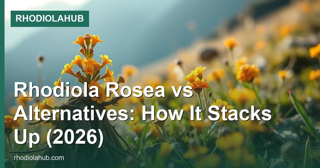 Rhodiola Rosea vs Alternatives: How It Stacks Up (2026) - RhodiolaHub