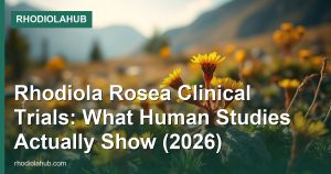Rhodiola Rosea Clinical Trials: What Human Studies Actually Show (2026)